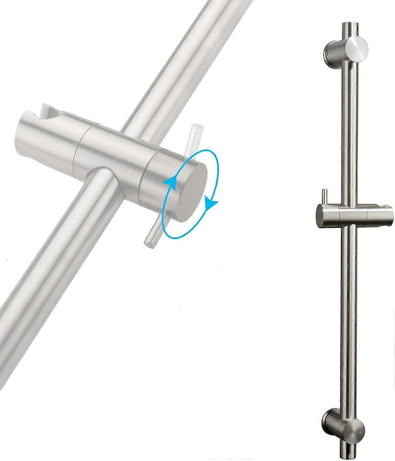 24 Inch Shower Slide Bar with Adjustable Shower Holder Wall