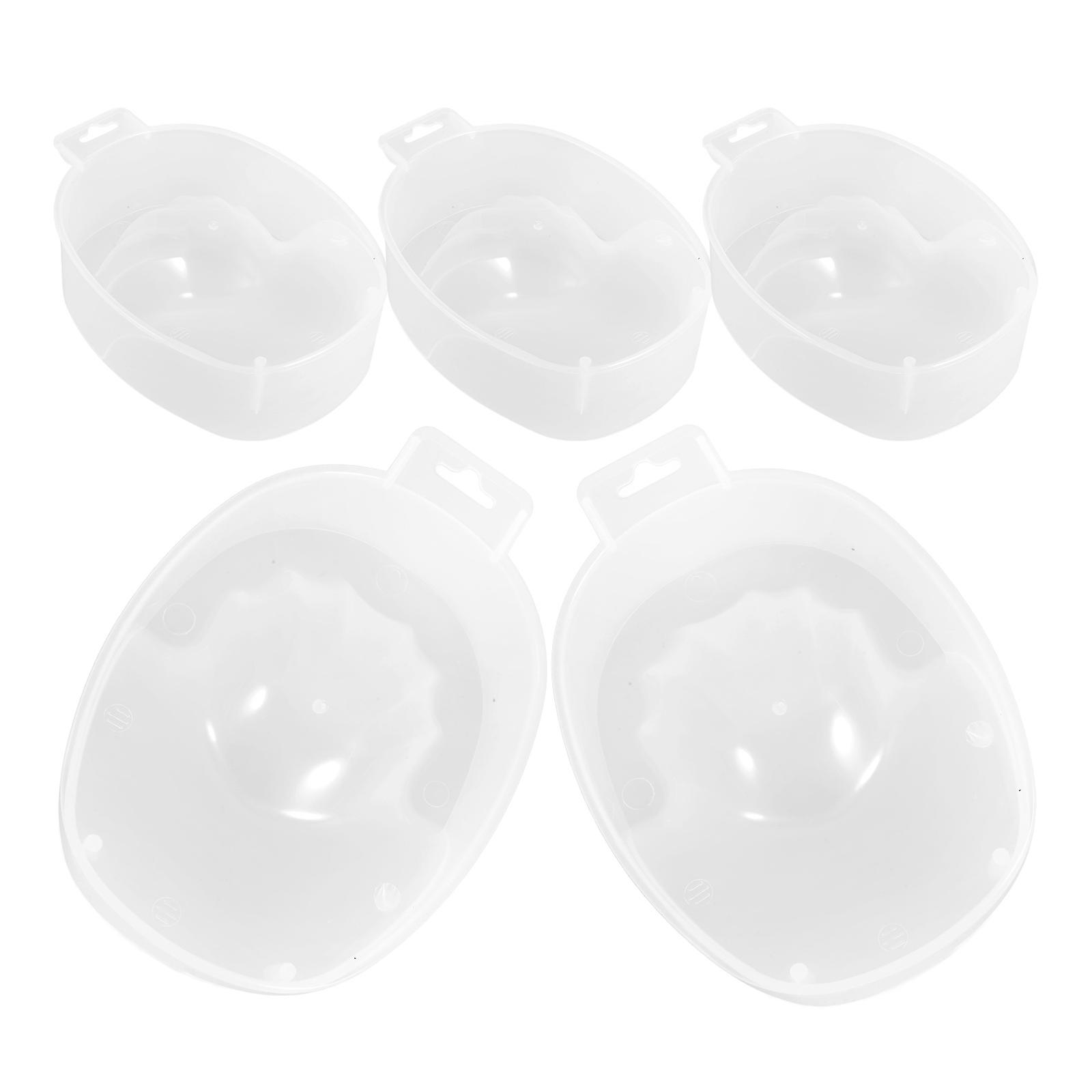 Nail Soaking Bowl Manicure Bowl for Salon Use with 25Pcs Pack