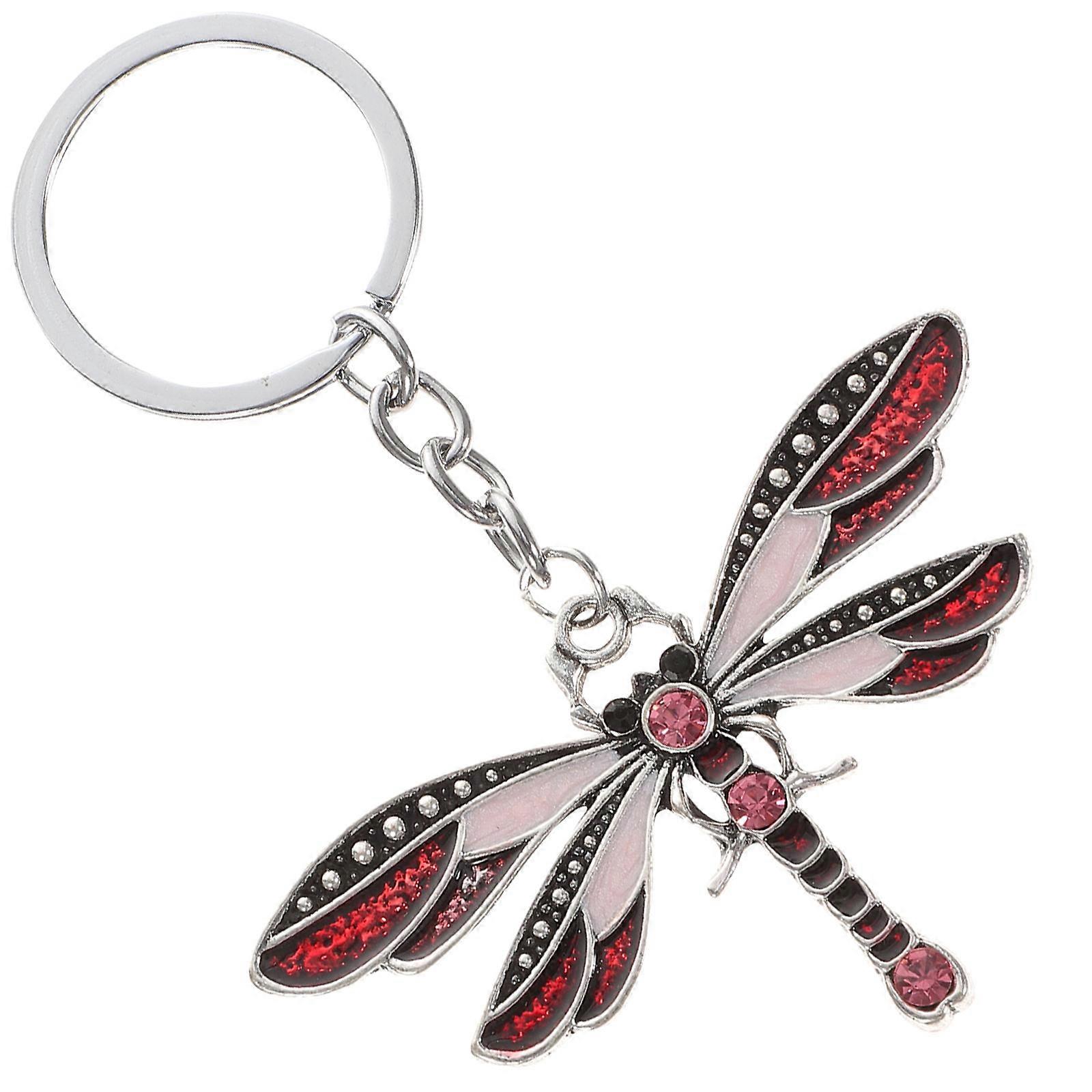 2Pcs Dragonfly Key Chain Animal Keychain Perfect For Daily Use Gift Giving Crafted For Women Durable Structure And Style