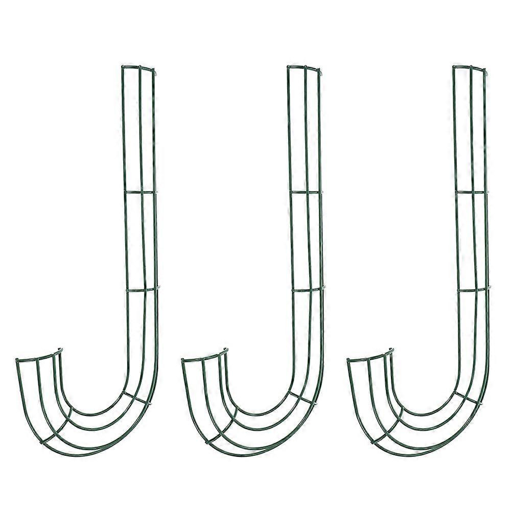 Metal Wreath Candy Cane Frame for Christmas Decorations 15Pcs