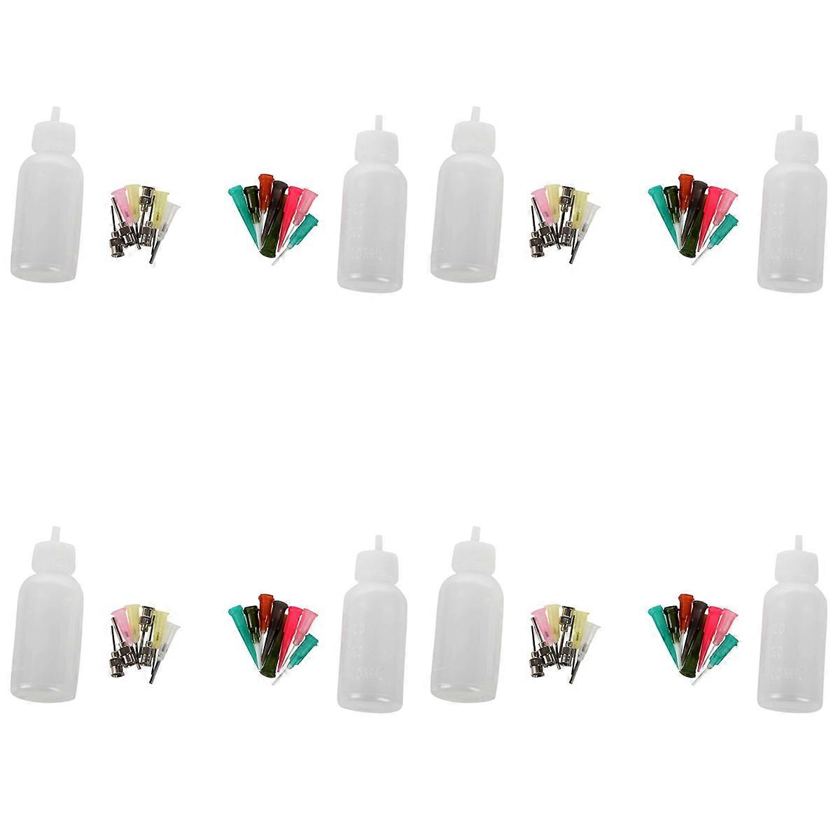 16 pc/Set Henna Kit Applicator Nozzles Bottles Paste Tattoo