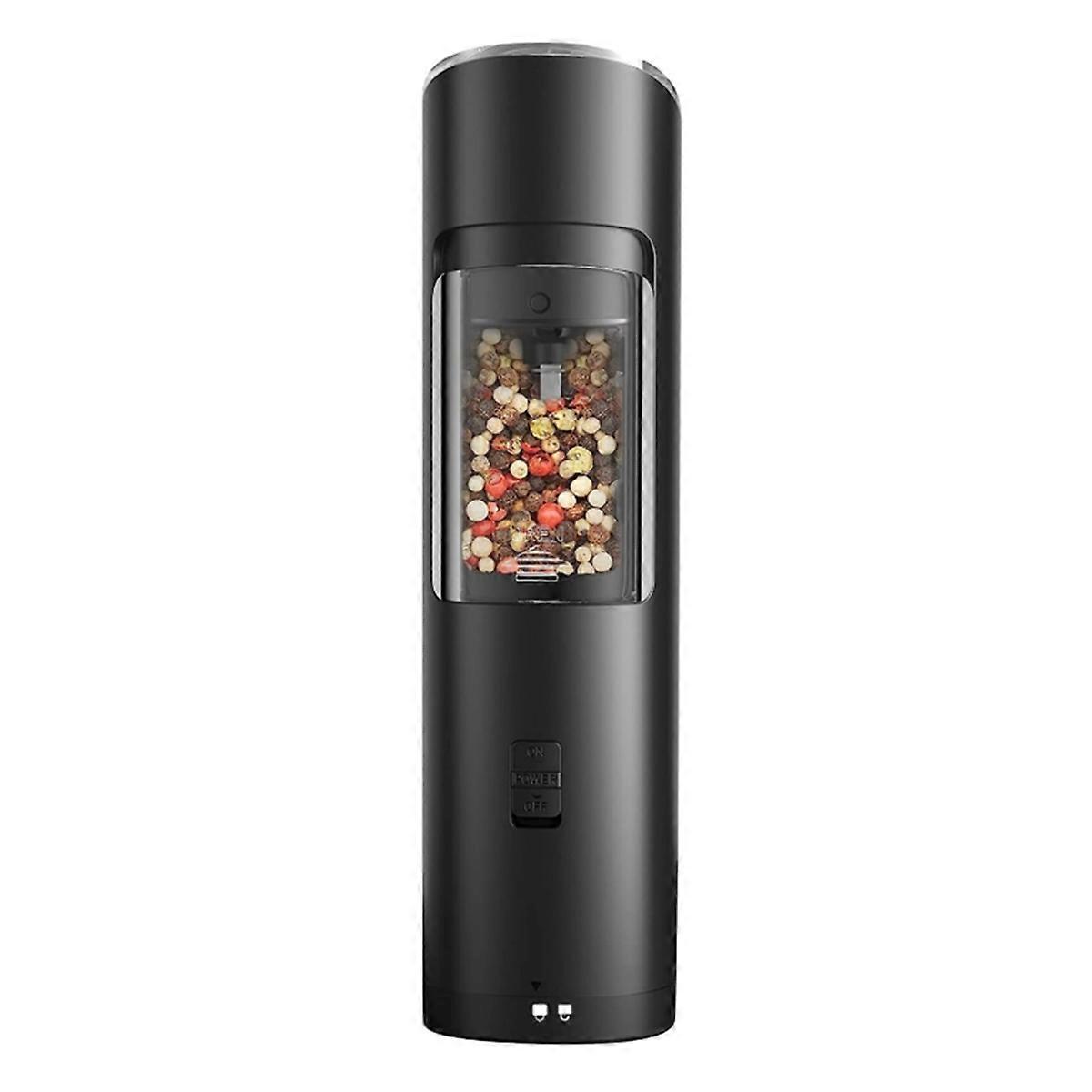 Salt and Pepper Grinder with LED Indicato Adjustable Coarseness