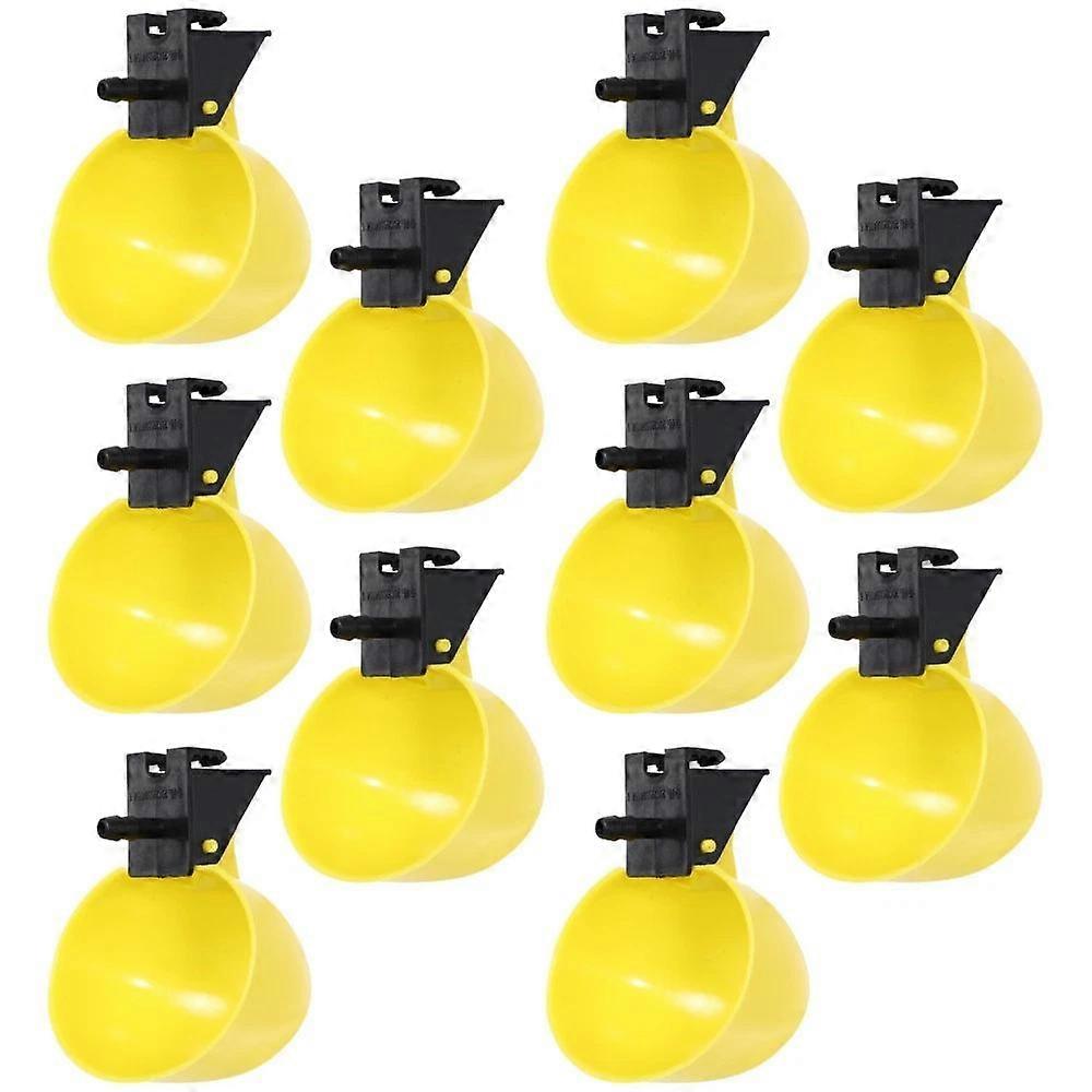 Bebedouro automático, 10 peças, bebedouros para pássaros, pombos e codornas