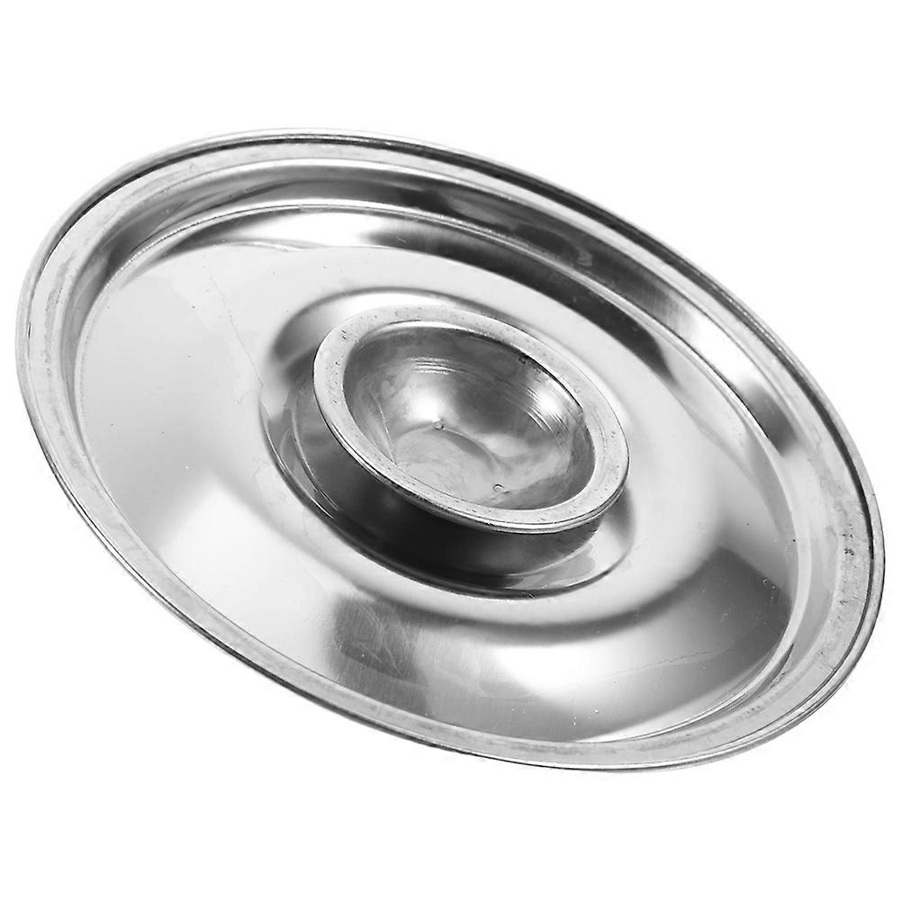 Universal Lid Food Storage For Kitchen Use 12cm Silver Round Design 1Set