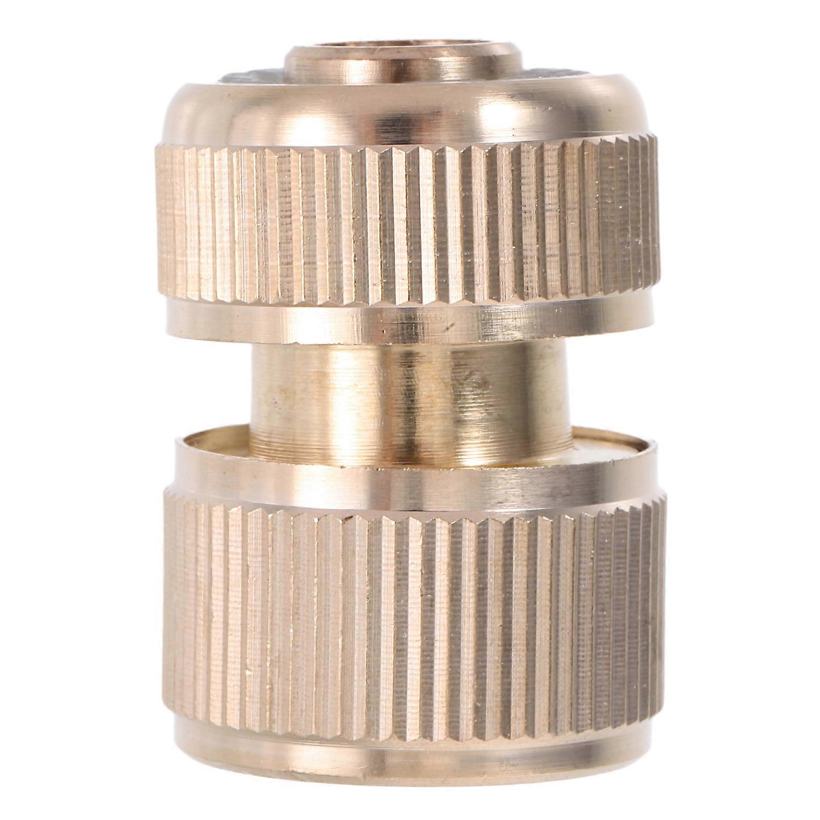 Brass Garden Hose Connector for Leakproof Water Connection 2Pcs Quick Fit
