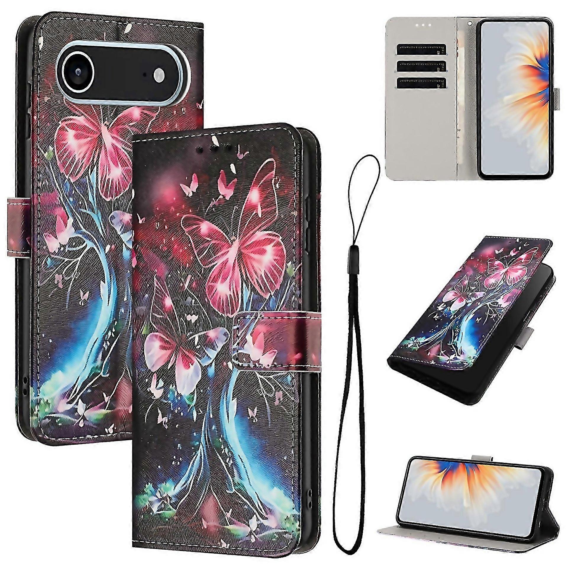 For Color Drawing Pattern Leather Phone Suitable For Everyday Use