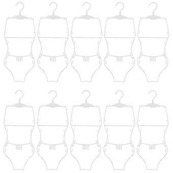 Lot de 10 cintres pour maillots de bain : cintres pour maillots de bain pour enfants – Présentoir en forme de corps pour maillots de bain, bikinis et lingerie pour enfants – Pour la maison, les voyages et la vente au détail