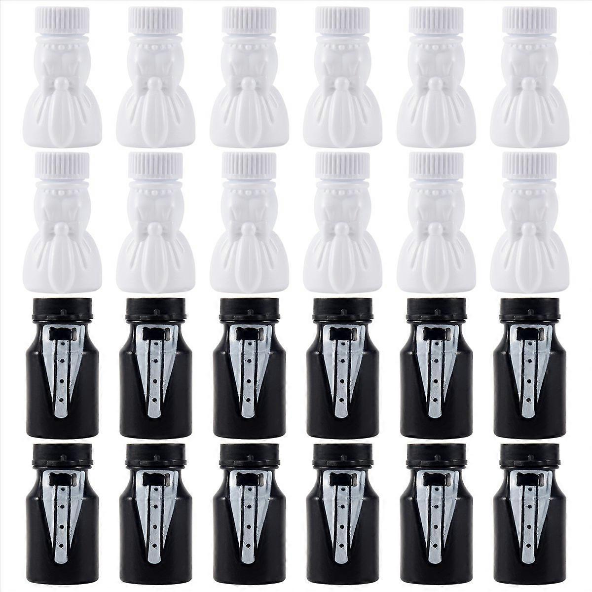 Wedding party bride and groom bubble bottle 1 sets (24pcs)