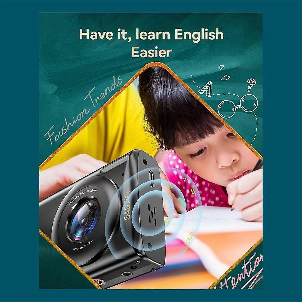 4K Digital Cameras 18X Digital Zoom Compact Cameras Black