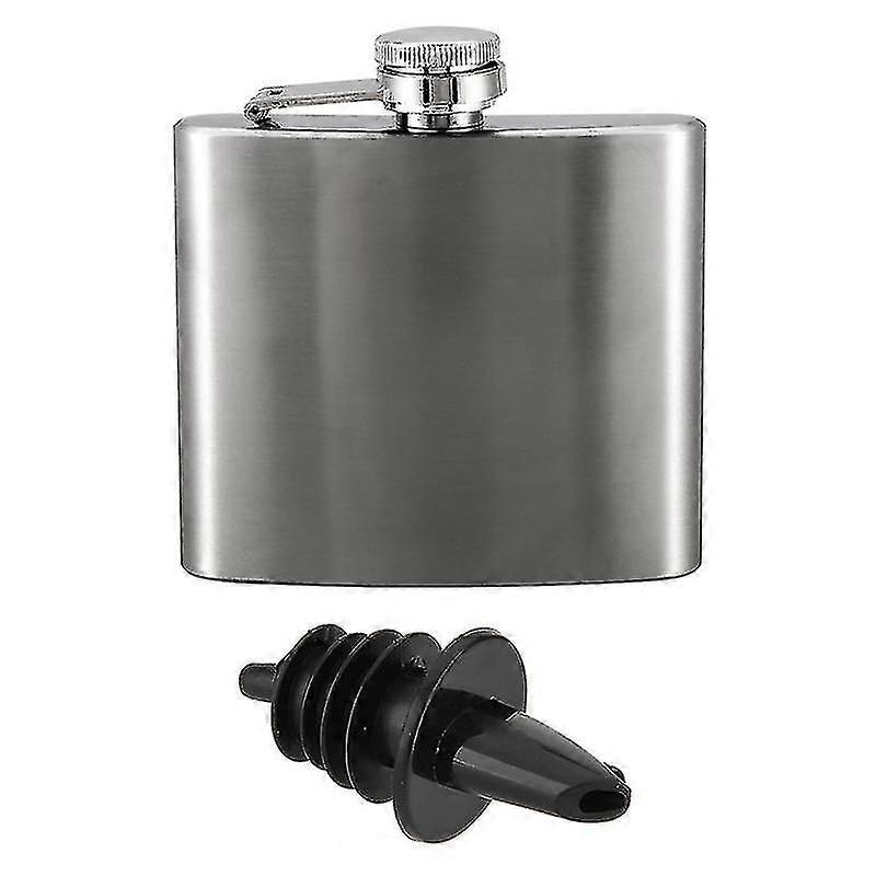 Hip Whiskey Alcohol Pocket Flask Gift Box + Funnel