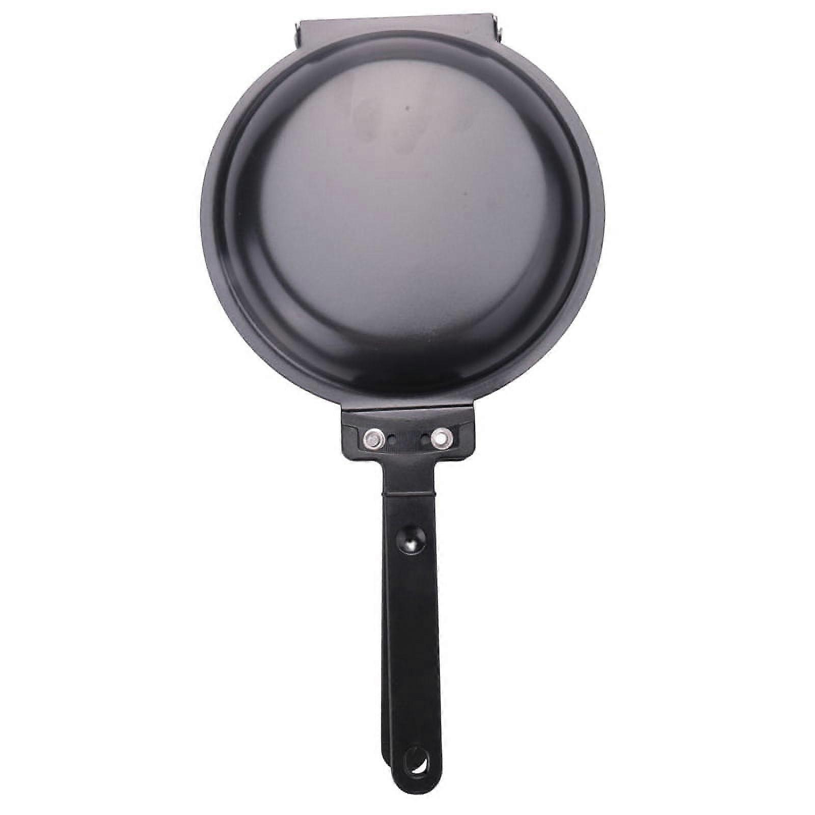 DIY Non-Stick Pan, Double-Sided Frying Pan Frying Pan Breakfast Pan, Gas and Induction Cooker Universal