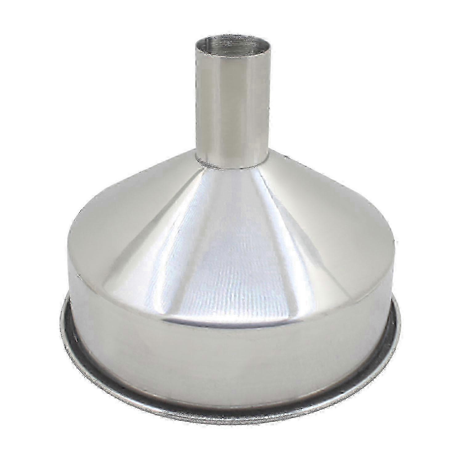 304 Steel Industrial Funnel with Removable Mesh for High-Volume Pouring