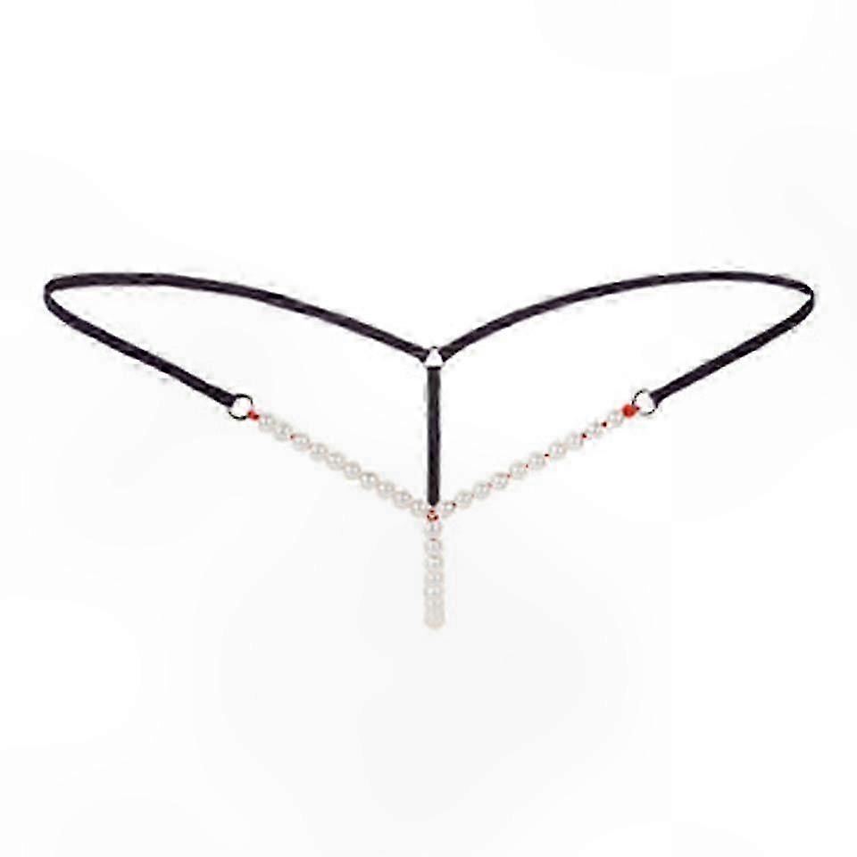 Pärldekorerade grenlösa stringtrosor och stringtrosor för kvinnor, sexiga underkläder, tangaunderkläder för damer