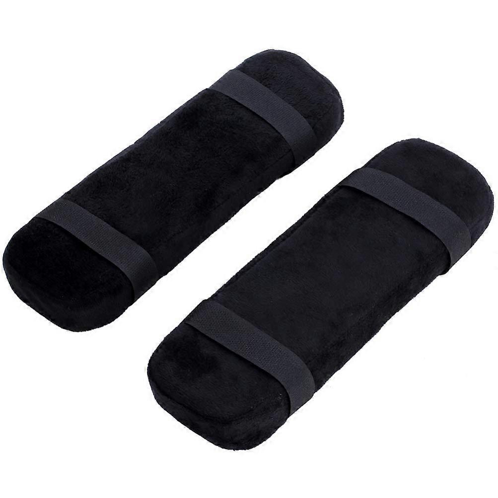 Chair Memory Sponge Mat Armrest Pad Elastic Cuff Easy Install For Office Chairs Memory Sponge Armrest Pad Universal Fit