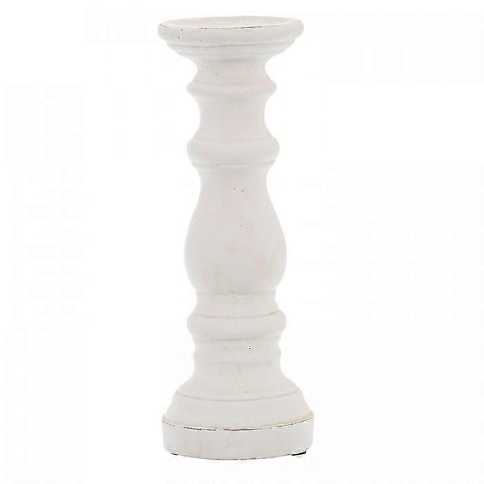 Hill Interiors Ceramic Column Candle Holder