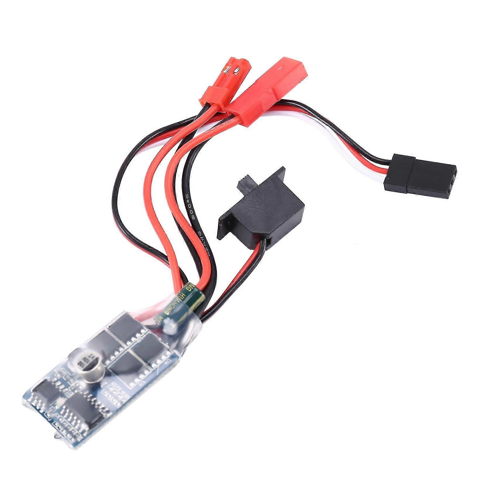 Rc Esc 10a Brushed Motor Speed Controller For Rc Car Boat W/o Brake Without Brake (haoyi)