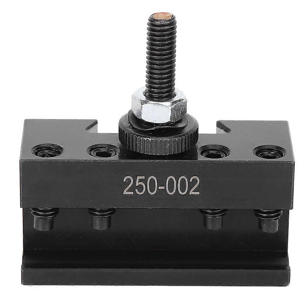 Quick Changing Tool Post CNC Turning HighCarbon Steel Durable Lathe Tool Holder(250&#8209;002 )