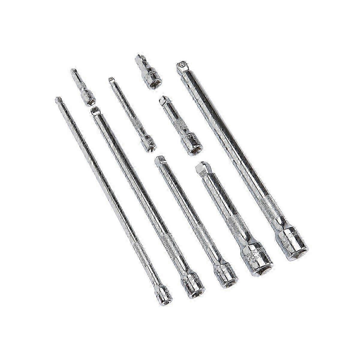 9 Pieces 1/4 ', 3/8' and 1/2 'High visibility signs and triple chrome plating and driver shaking extensions