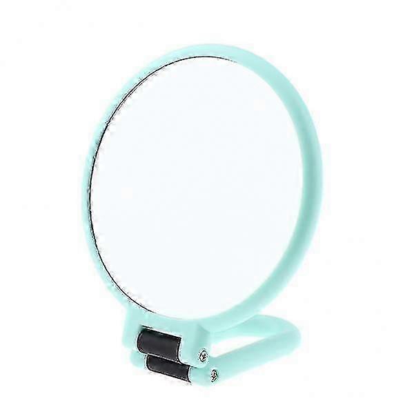 4xFoldable Handheld 2 Sided Makeup Mirror Magnifying Mirror w/ Hanger Hole X10 SZRH