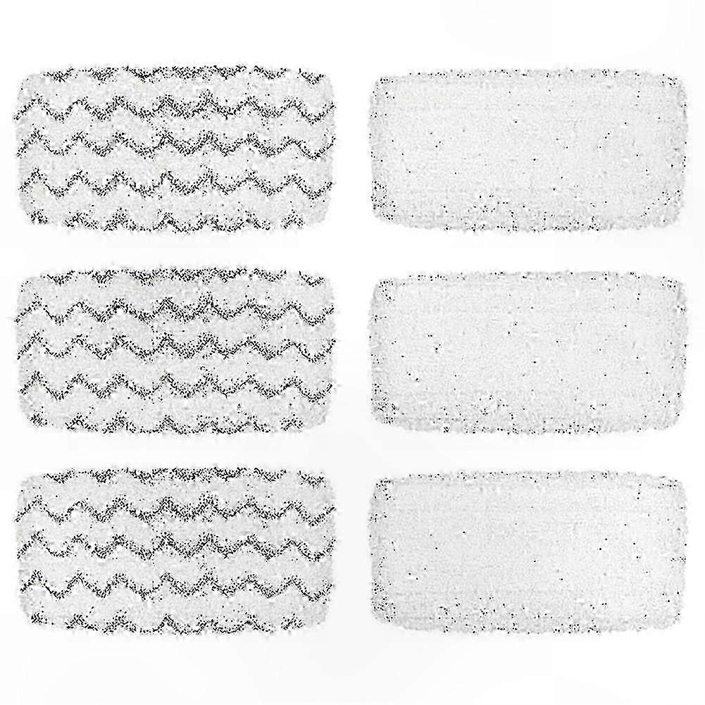 6-Pack Mop Pads Compatible with PowerFresh and Symphony Steam Mops