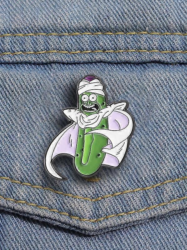 Cucumber Design Brooch Cute Cartoon Character Alloy Badge