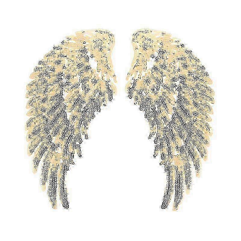 1pair Clothes Angle Wings Applique f74 2025