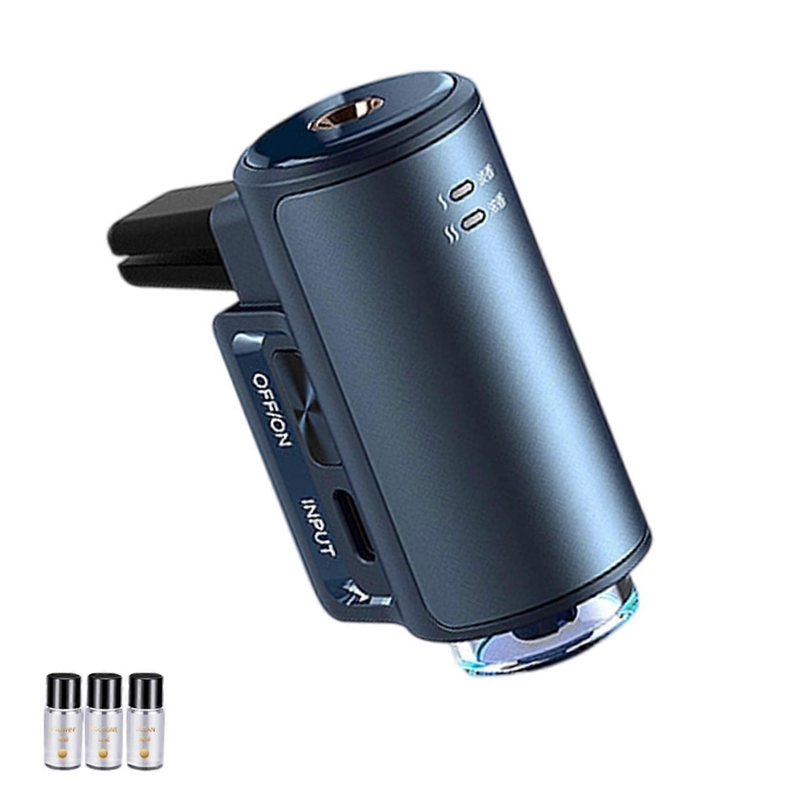 Long Lasting Rechargeable Car Diffuser Auto Vent Clip Odor Eliminators Electric Air Diffuser Car Air Atomizer Multicolor
