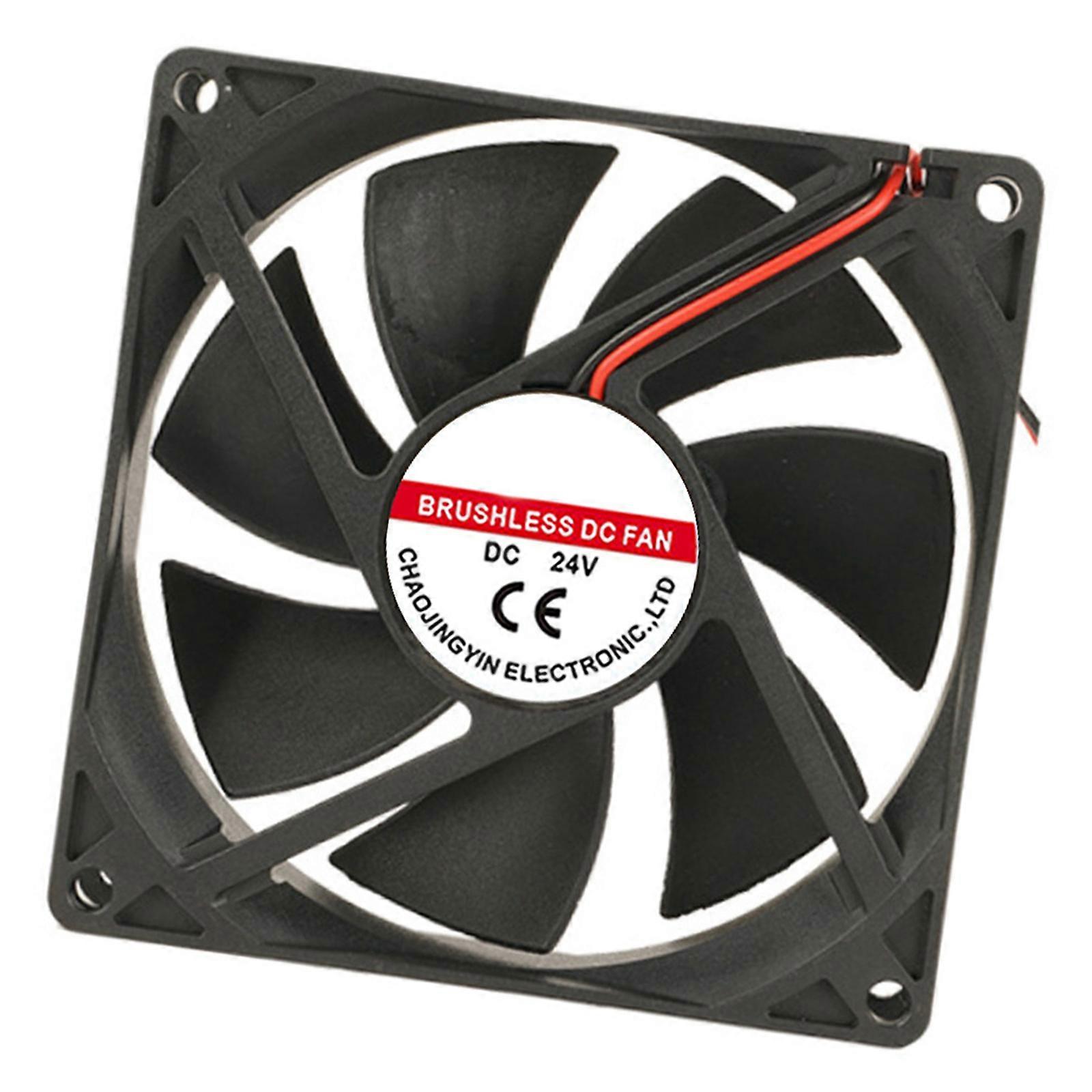 9225 Computer Cooling Fan 92mm Low Noise Design ABS High Airflow Solution 5/12/24V for 3D Printers and Server Racks Multicolor