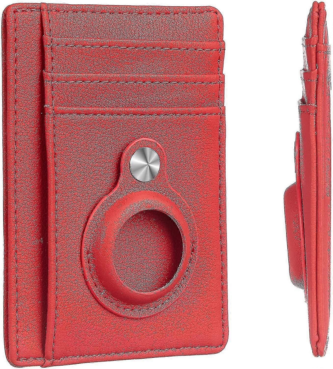 Ultra Slim Simple Front Pocket Wallet With Internal Airtag Sleeve