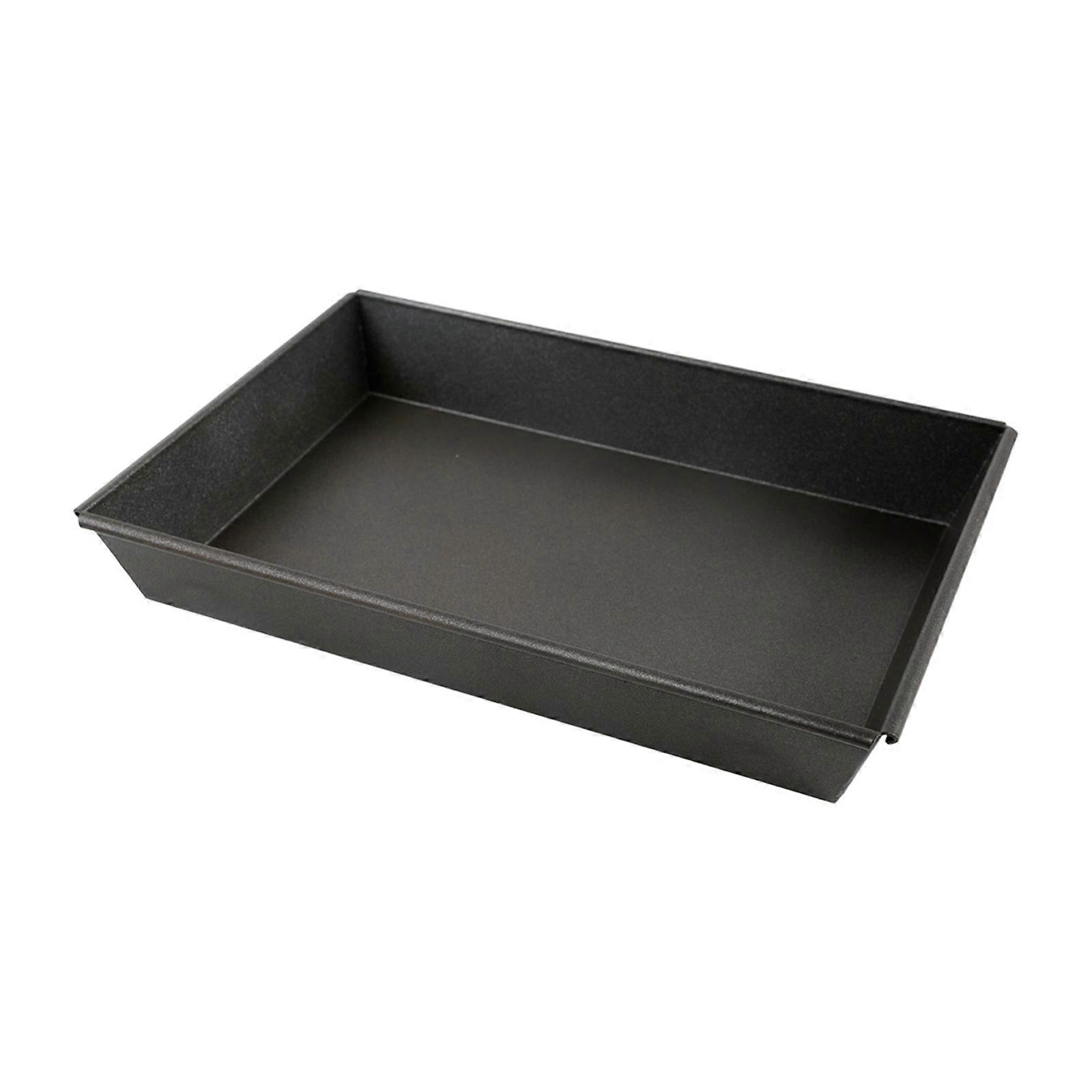 Practical Aluminum Pizza Pan 5cm Deep Nonstick Coating Rectangular Baking Tray For Detroiter Style Pizza Multicolor