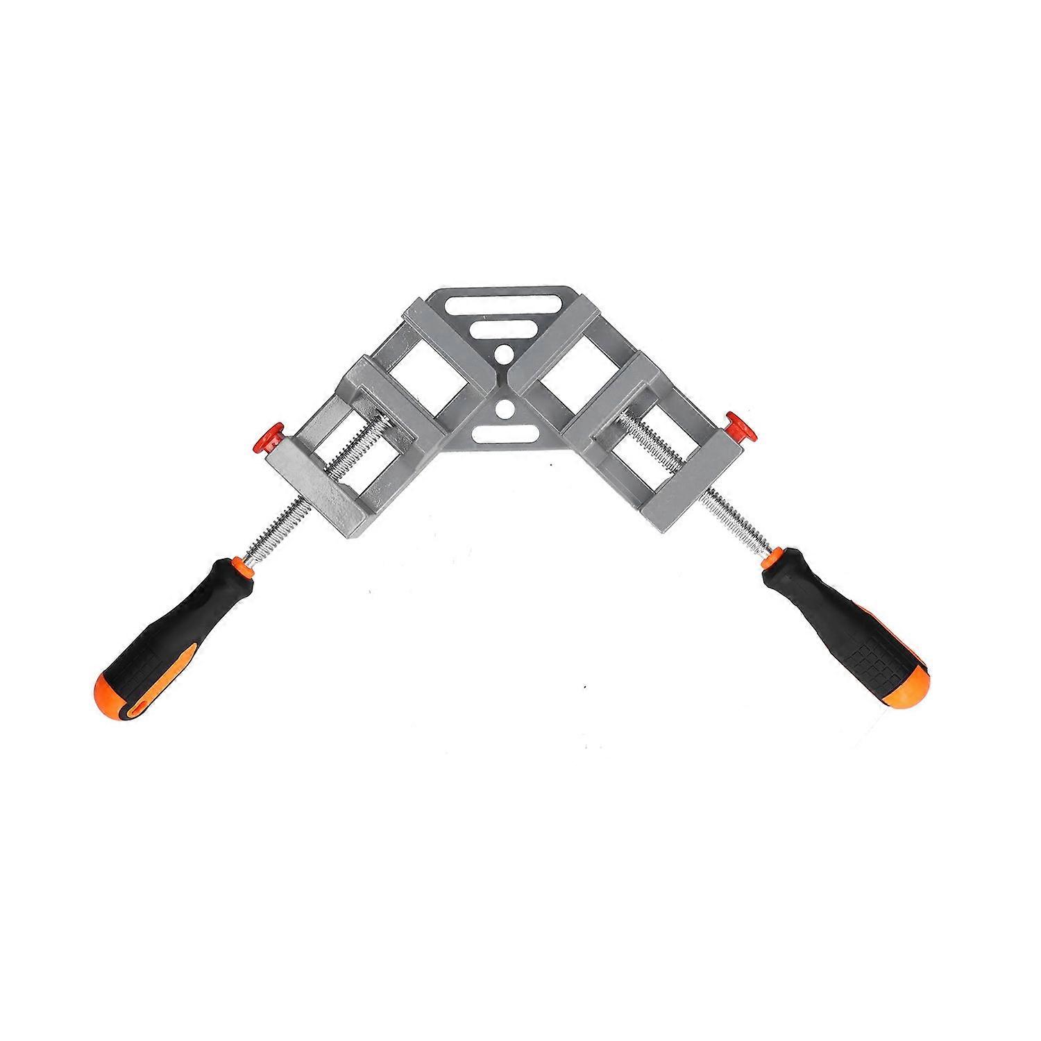 Right Angle Clamp 90° 2 Handle Corner Screw Mitre Fixture for Picture Frame Drawer