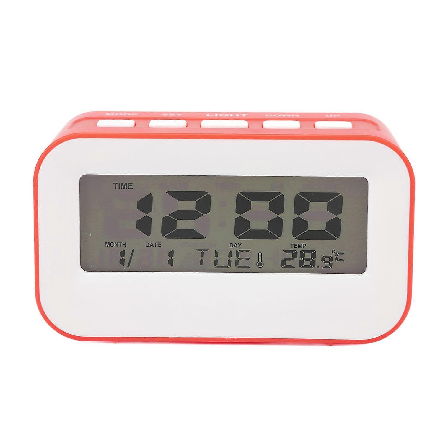 LCD Kids Alarm Clock Backlight Musical Alarms Countdown Timer Function Birthday Reminder Digital Ala