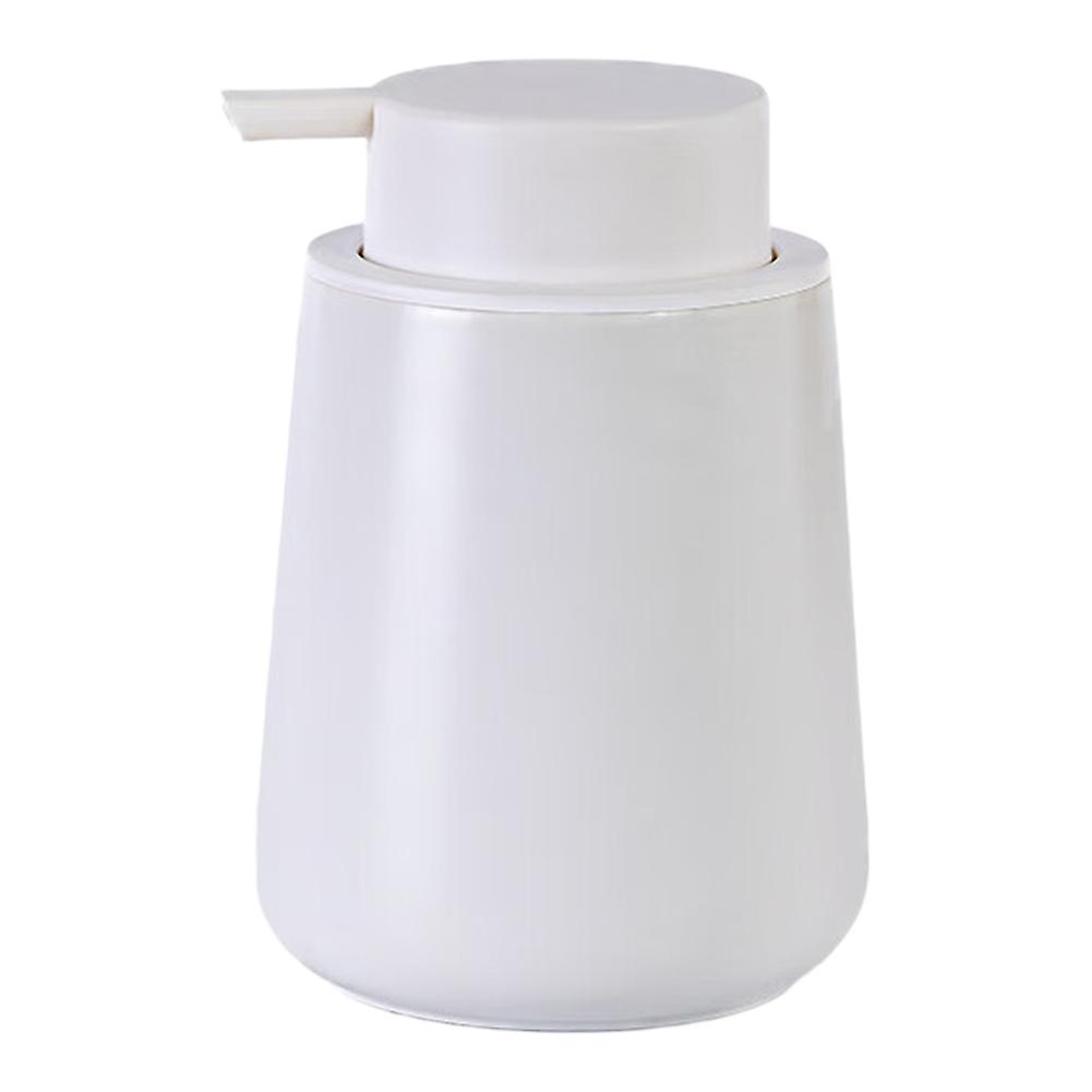 Soap Dispenser, 400ml Ceramic Liquid Soap Dispenser with Pump Head, White