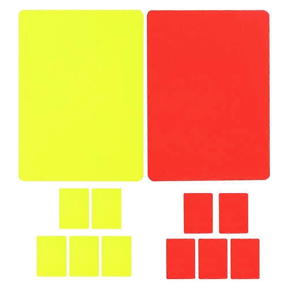 12 יחידות כרטיסי שופט כדורגל כרטיסי שופט קטנים כרטיסי שופט כדורגל כדורגל כרטיסים סטנדרטיים