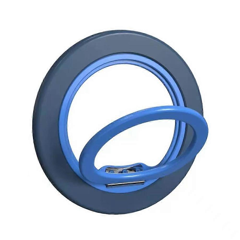 360&#176; Strong Magnetic Rotating Fidget Stand Angle Adjustable Phone Holder Detachable - Dark Blue