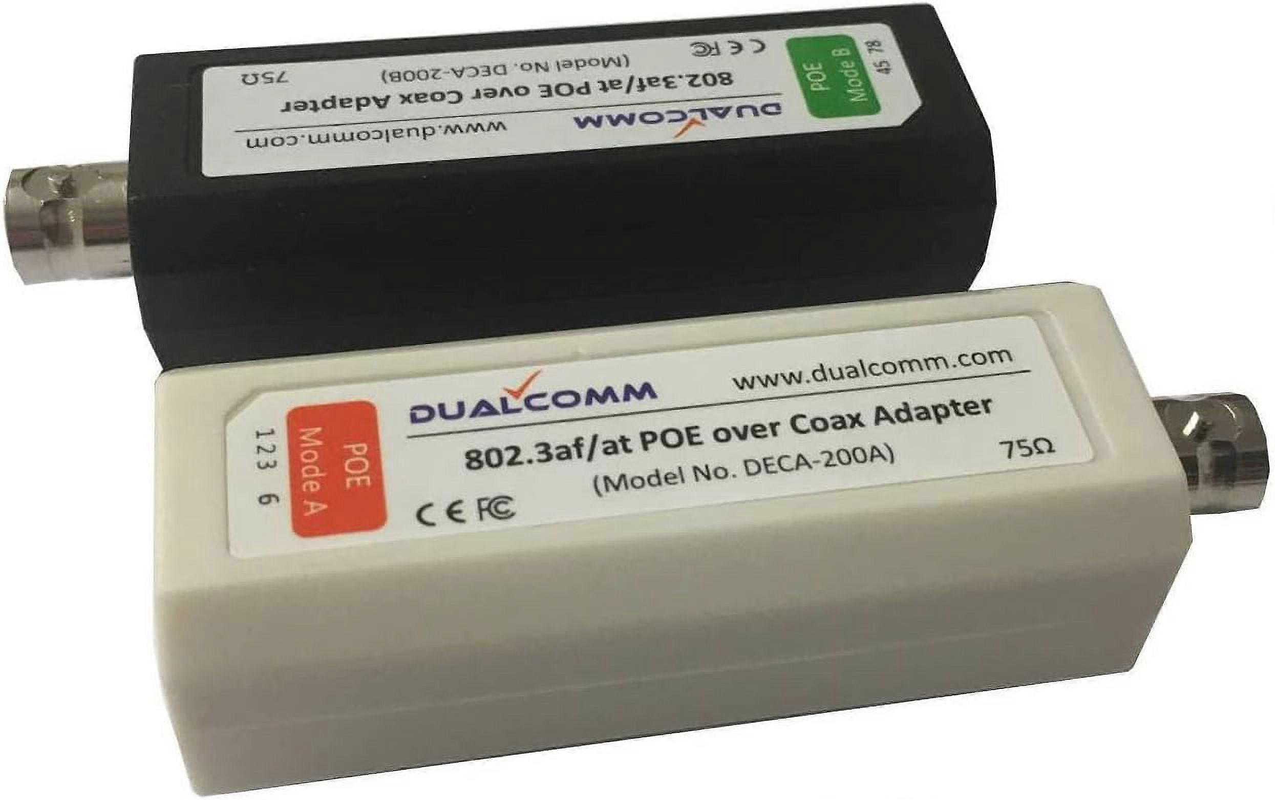 POE Ethernet-Over-Coax Adapter Kit (DECA-200-10M, 10Mbps Version) - by