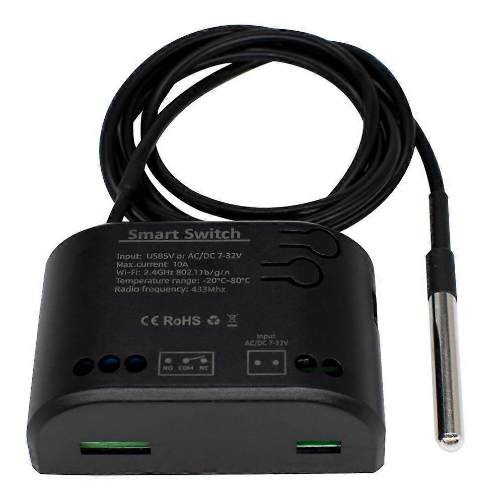 Smart Temperature Switch with Thermostat Sensor 1 Channel Module