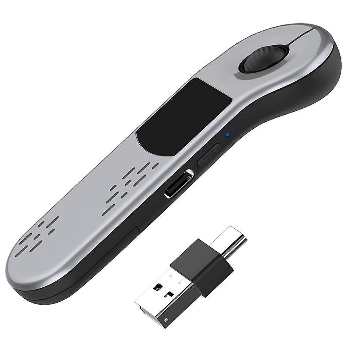 D13Pro Air Mouse with Touchpad Wireless PPT Pointer Bluetooth 2.4G Remote Control for PowerPoint/Tab