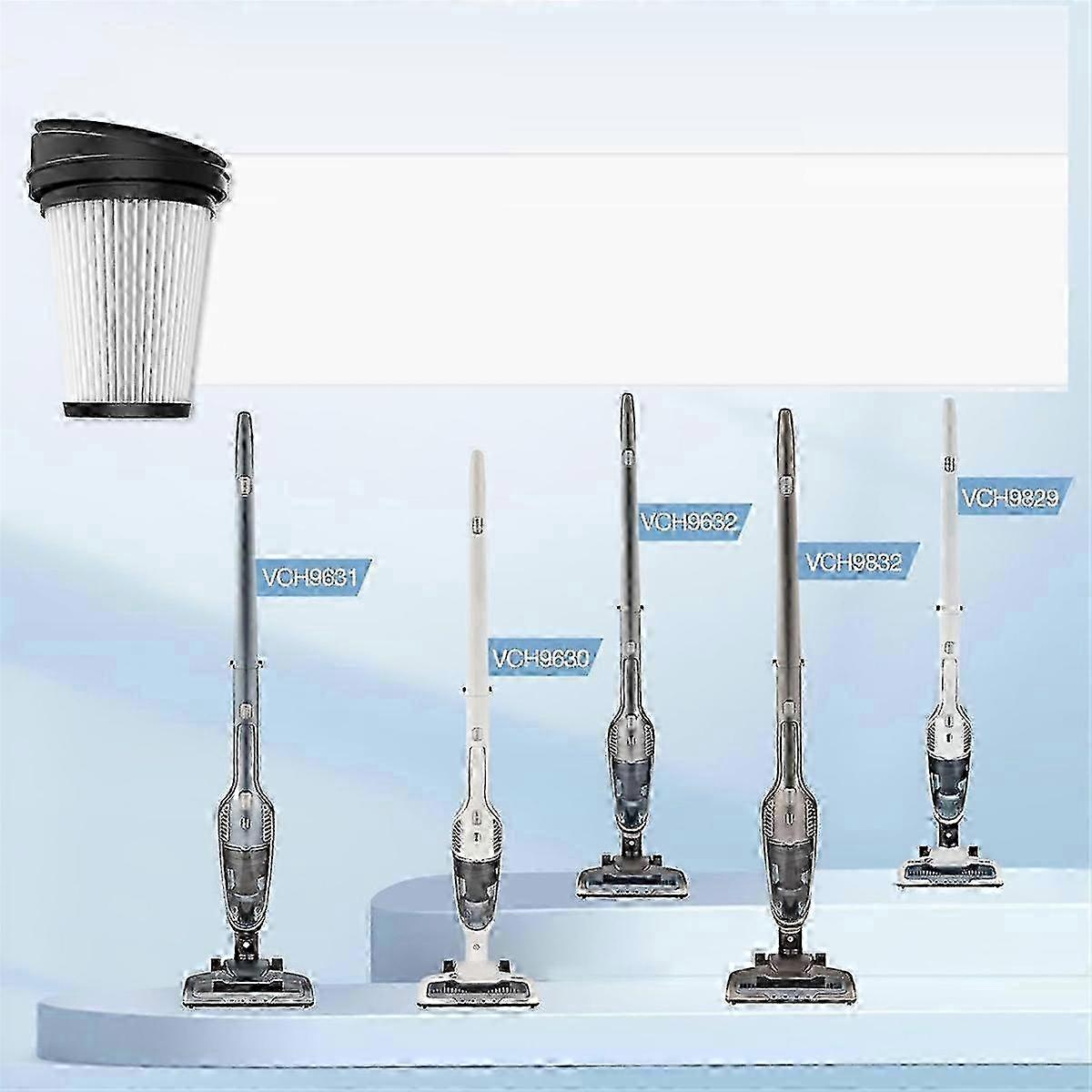 6 Pack Replacement Filters for Grundig VCH9829 VCH9832 VCH9630 VCH9631 VCH9632 2in1 Cordless Handhel Edition 0624