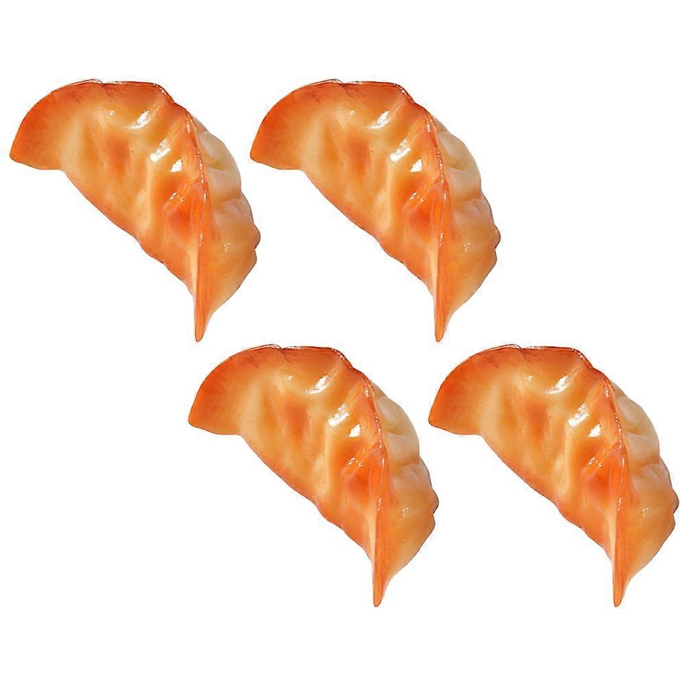 Restaurant Display Fake Dumpling Model for Decor with 20Pcs Orange PVC