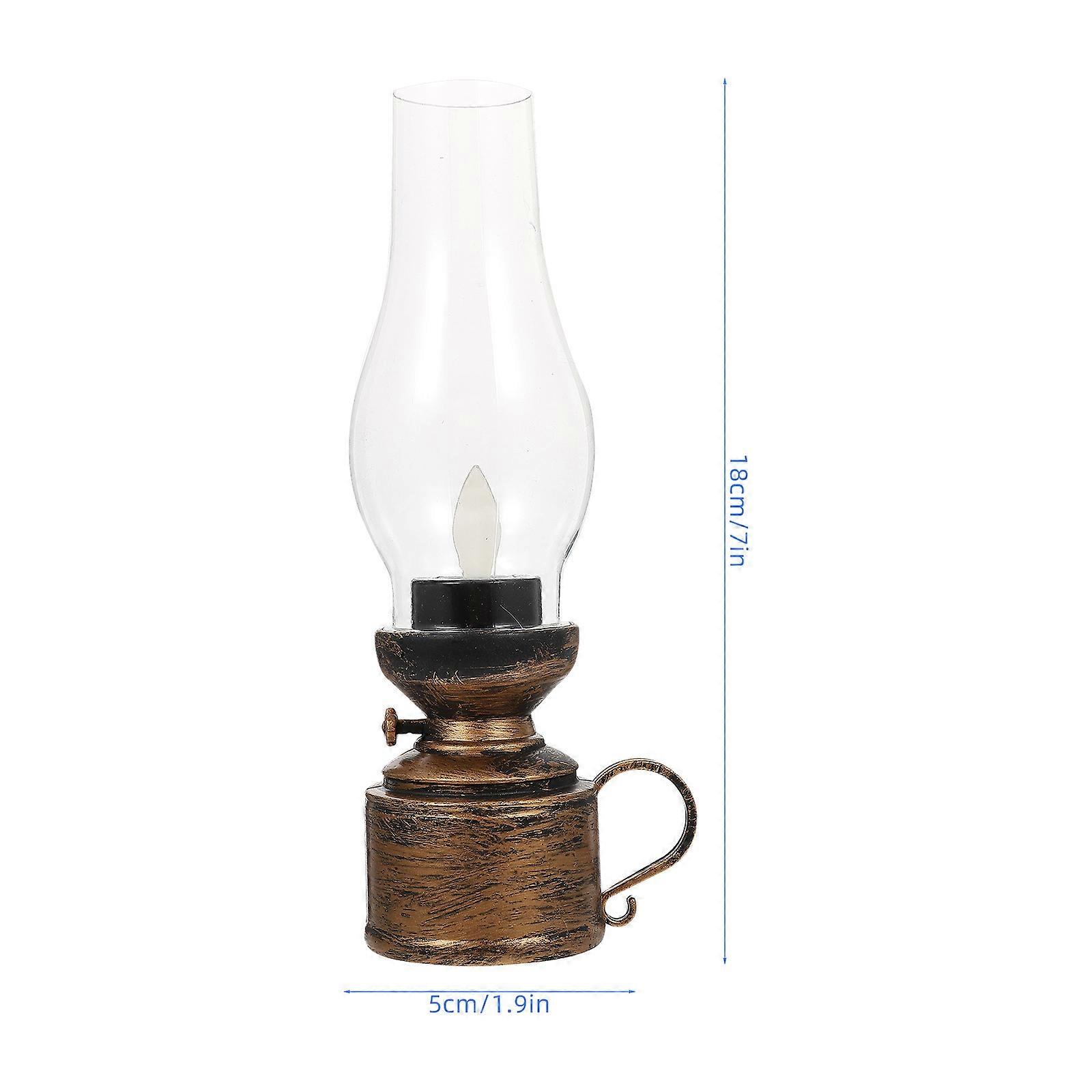 LED Oil Lamp Retro Simulation Flame Function 8Pcs