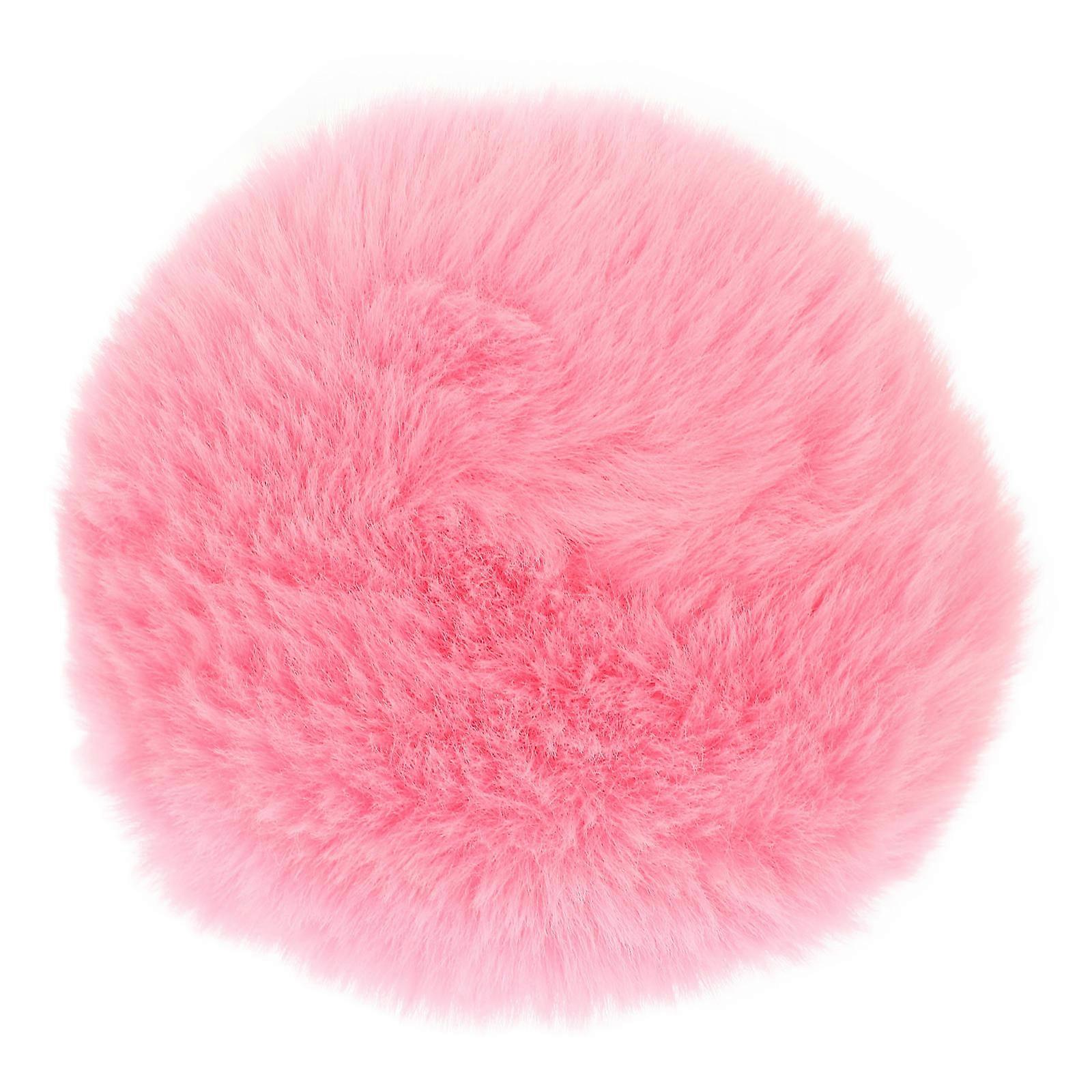 Thickened Plush Microphone Protector for Protection in Pink
