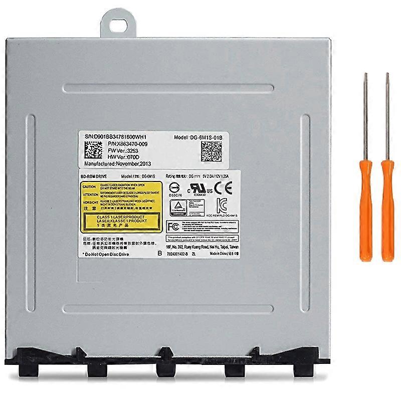 Blu-Ray Disk Drive Replacement Lite-on DG-6M1S-01B DG-6M1S 6M2S B150 for Xbox One with Screwdriver