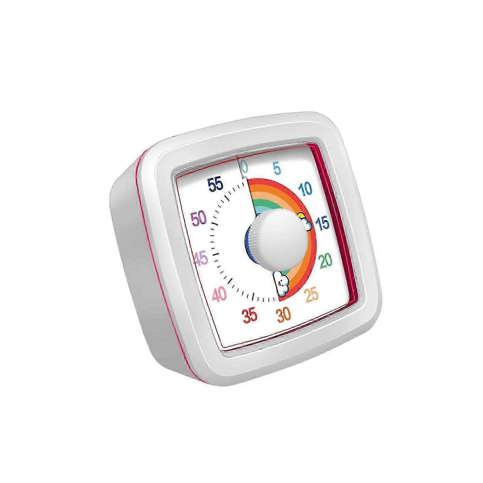 Visual Timer for Kids Learning with Rainbow Colors - Mechanical Clock for Time Management