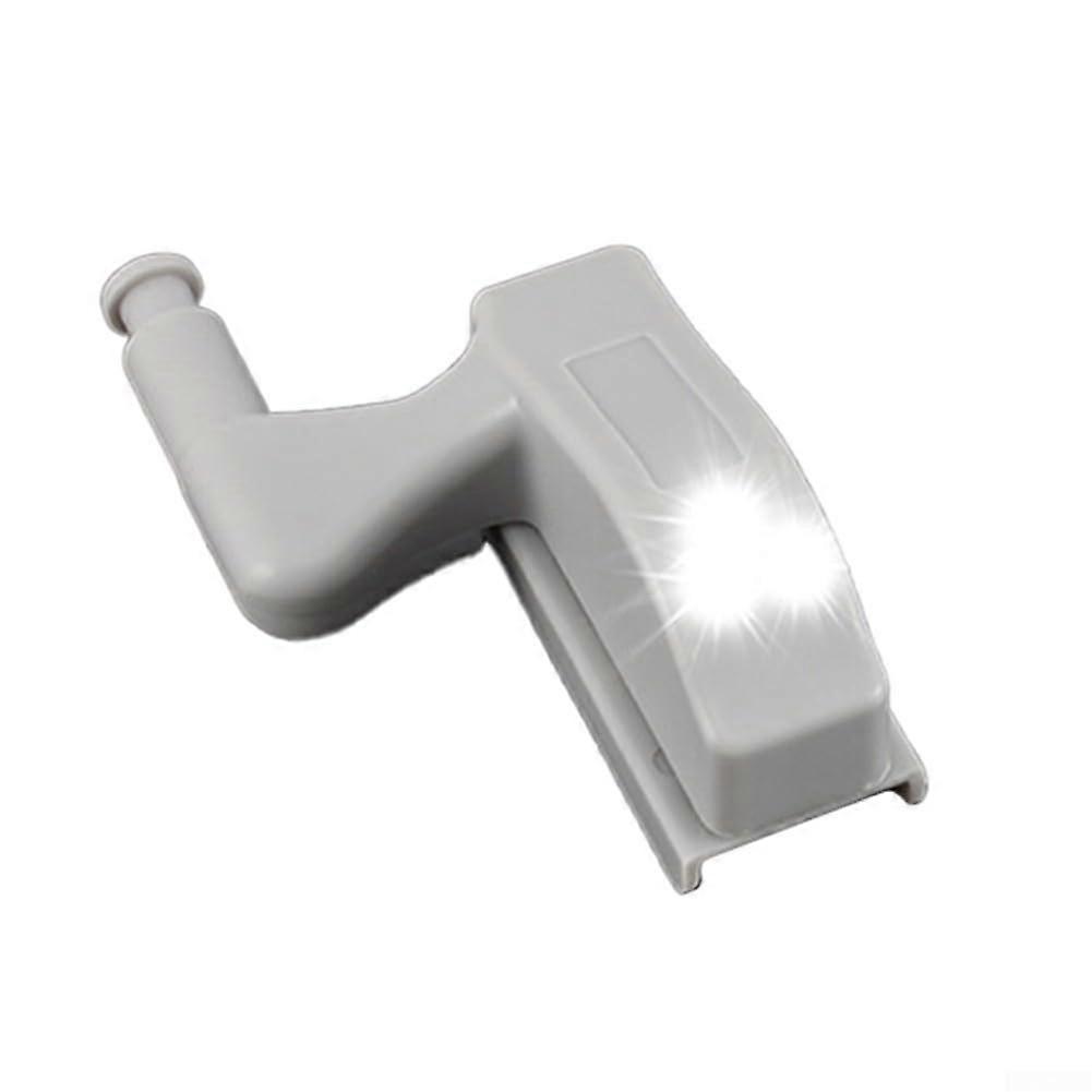 LED Cabinet Light with Automatic Door Sensor, Battery Powered Bright Illumination for Indoor Use (White)