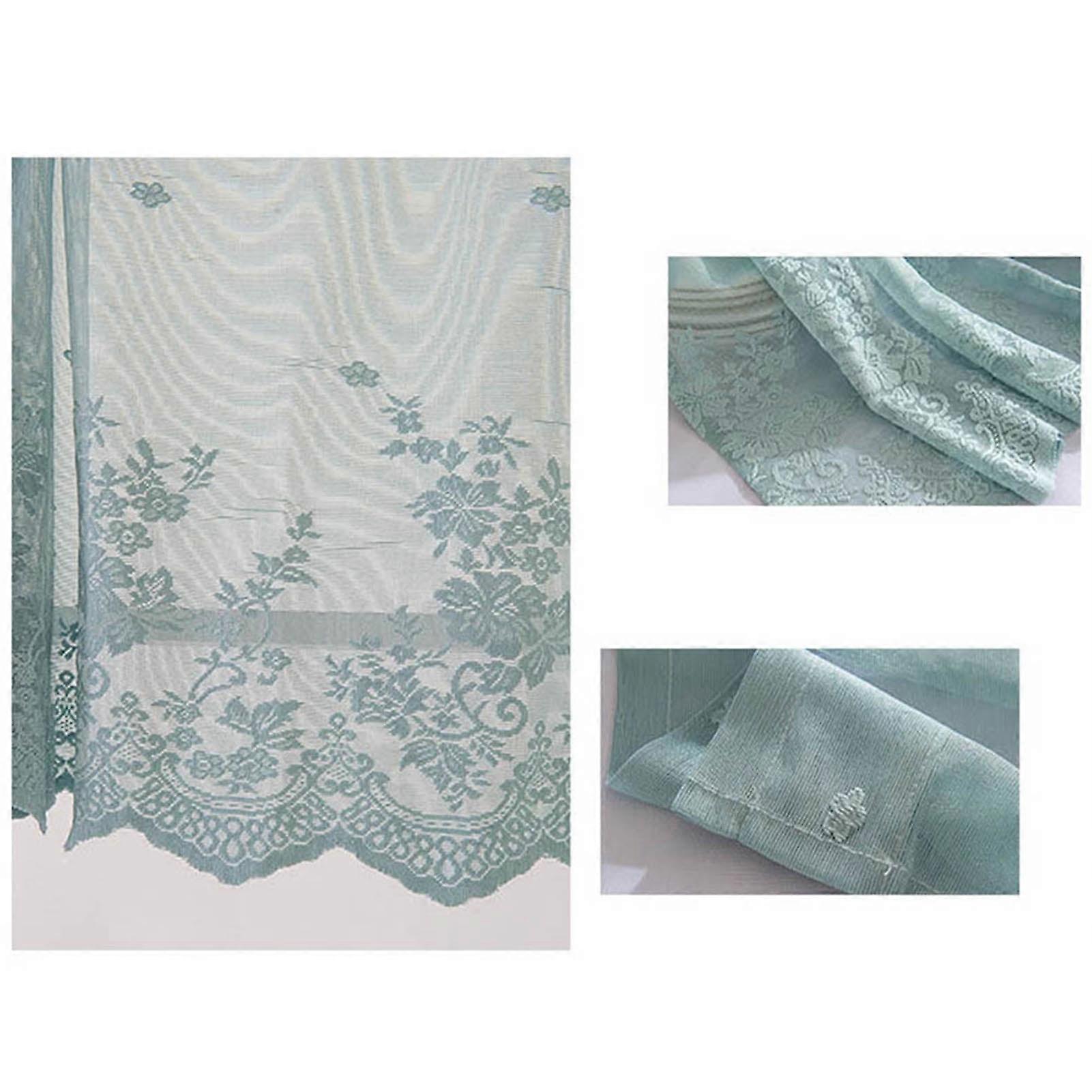 Temacd Vindusbehandling Bred anvendelse Polyester Romantisk Blomstergardin Valance Husholdningsartikler