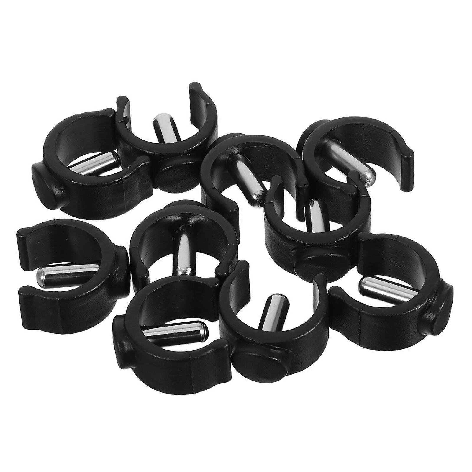 Durable Walker Cane Accessories C-Shape Buckle Pin Locks for Crutch 10Pcs