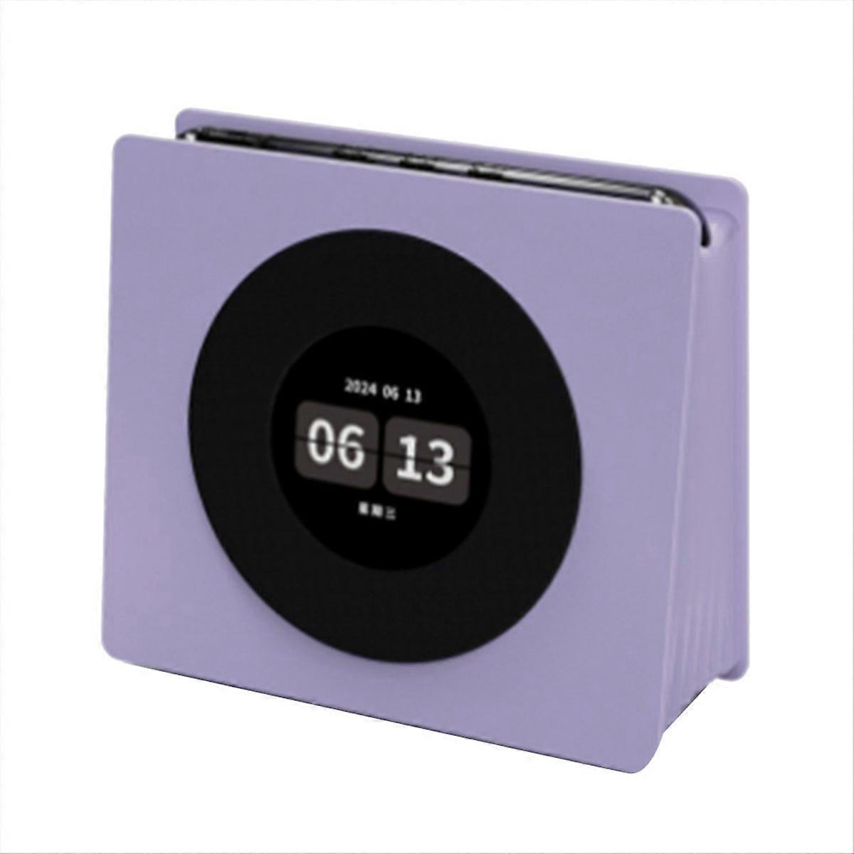 Bluetooth Sound Machine 8 Soothing Sounds Retro Digital Clock Floating Vinyl Dynamic Lyrics B