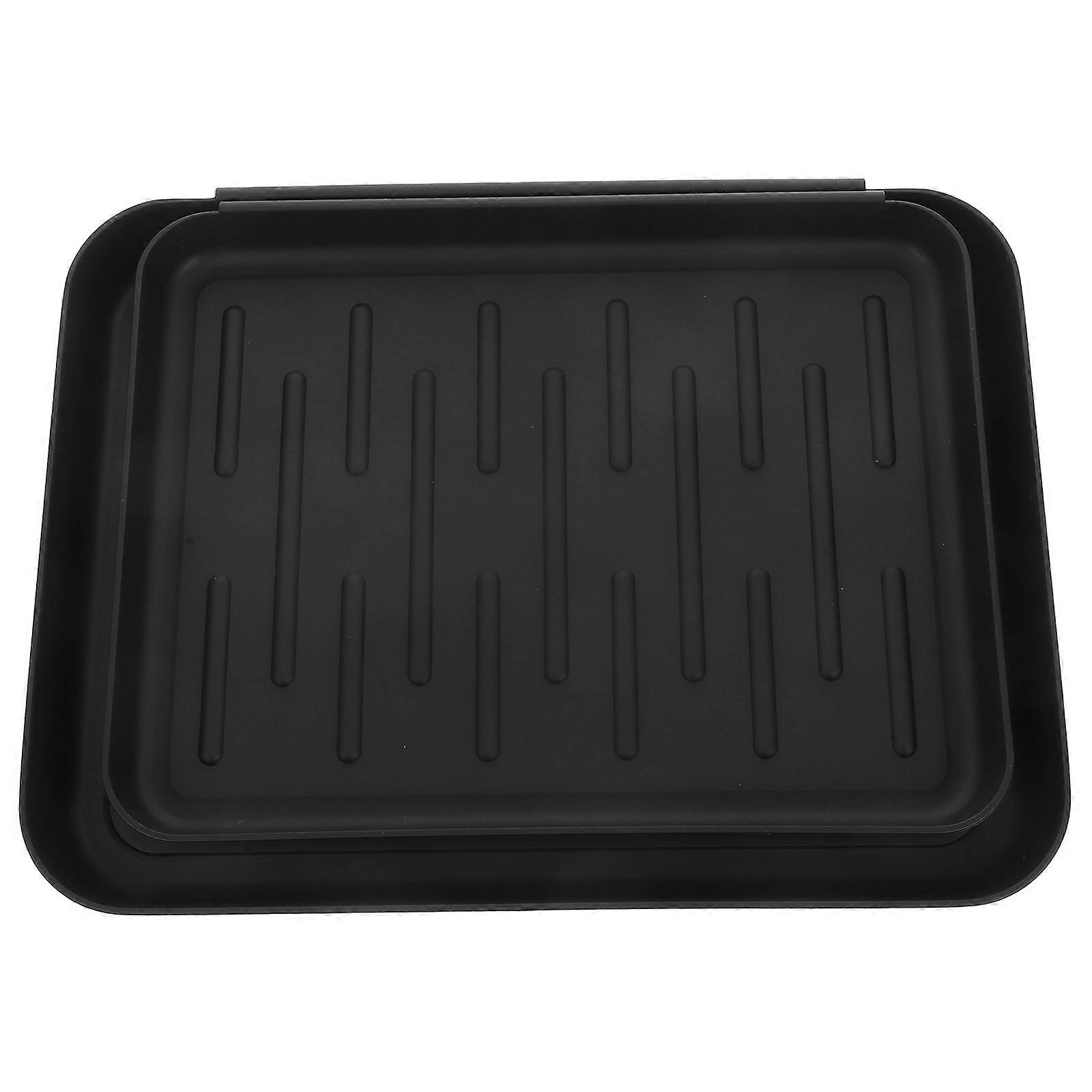 Shoe Tray Plastic for Storage with 6Pcs Multi-Purpose Boot Tray