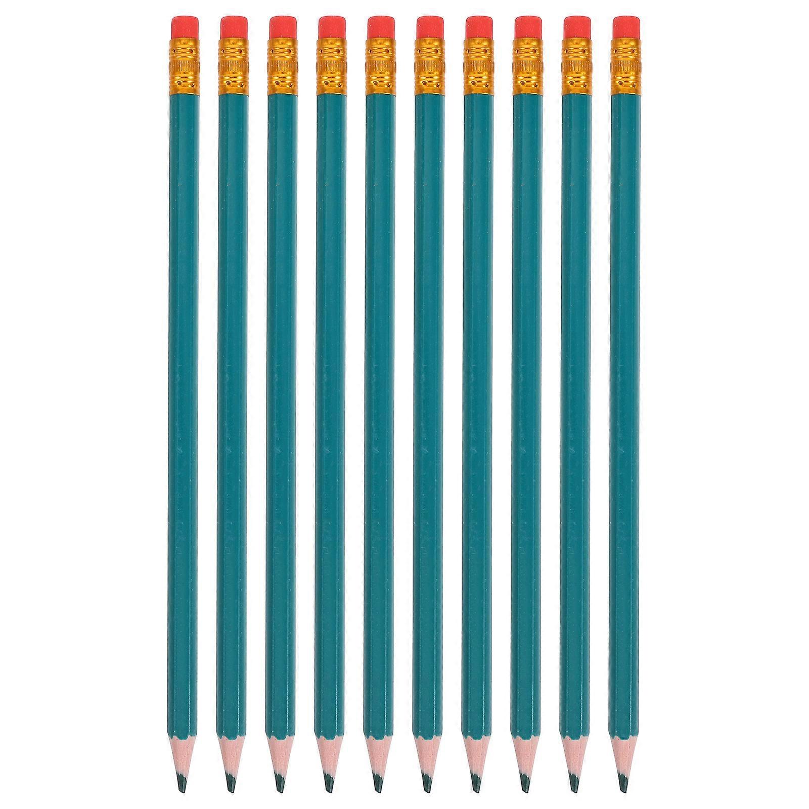 Green Pencils Colored Pencils for Test Scoring 12Pcs Sharpened Set